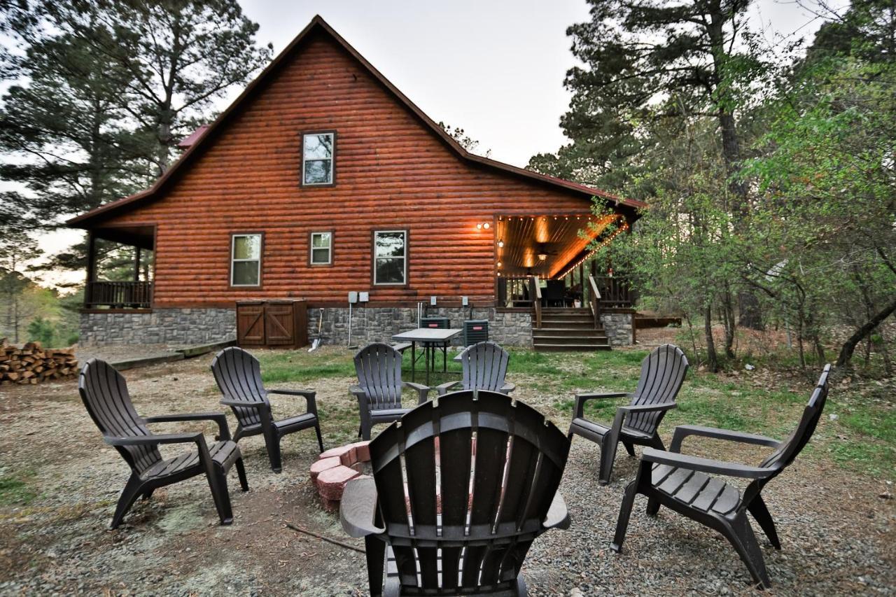 Texas Kind Of Way, Hot Tub, Fireplace, Covered Deck, Pool Table, Game Loft Villa Broken Bow Exterior photo